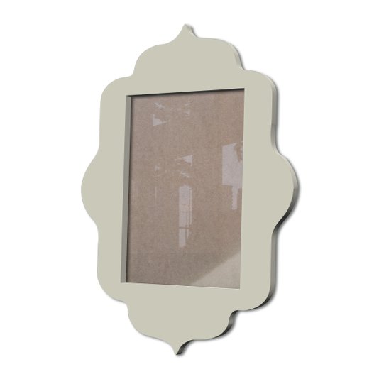 Moldura Provençal Colorida Em Mdf 6 mm Para Quadros Decorativos Com Fundo MDF e Acetato