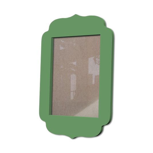 Moldura Provençal Colorida Em Mdf 6 mm Para Quadros Decorativos Com Fundo MDF e Acetato