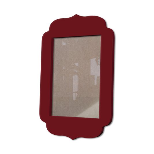 Moldura Provençal Colorida Em Mdf 6 mm Para Quadros Decorativos Com Fundo MDF e Acetato