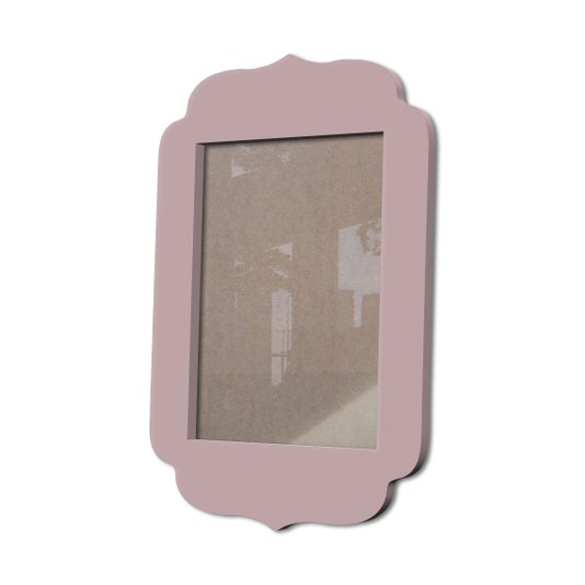 Moldura Provençal Colorida Em Mdf 6 mm Para Quadros Decorativos Com Fundo MDF e Acetato