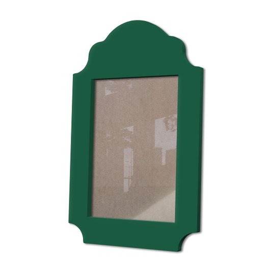 Moldura Provençal Colorida Em Mdf 6 mm Para Quadros Decorativos Com Fundo MDF e Acetato