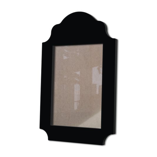 Moldura Provençal Colorida Em Mdf 6 mm Para Quadros Decorativos Com Fundo MDF e Acetato
