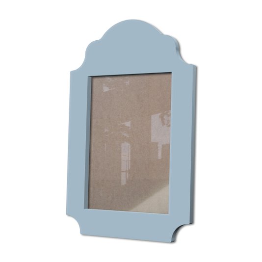 Moldura Provençal Colorida Em Mdf 6 mm Para Quadros Decorativos Com Fundo MDF e Acetato