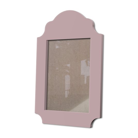 Moldura Provençal Colorida Em Mdf 6 mm Para Quadros Decorativos Com Fundo MDF e Acetato