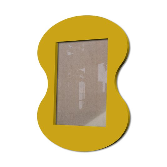 Moldura Provençal Colorida Em Mdf 6 mm Para Quadros Decorativos Com Fundo MDF e Acetato