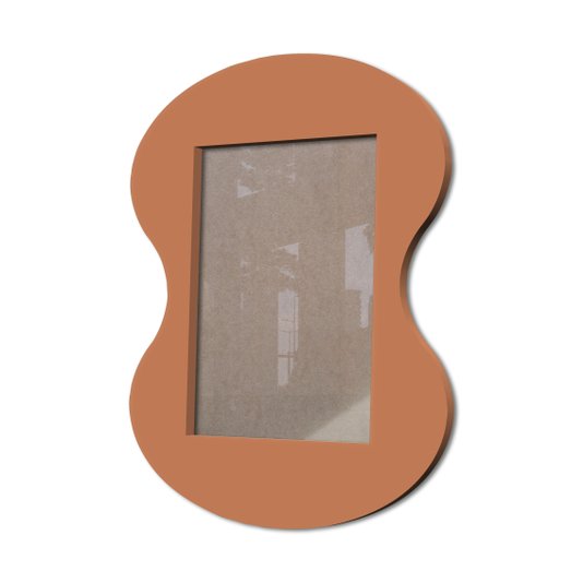 Moldura Provençal Colorida Em Mdf 6 mm Para Quadros Decorativos Com Fundo MDF e Acetato
