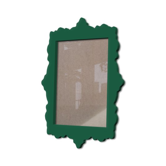 Moldura Provençal Colorida Em Mdf 6 mm Para Quadros Decorativos Com Fundo MDF e Acetato