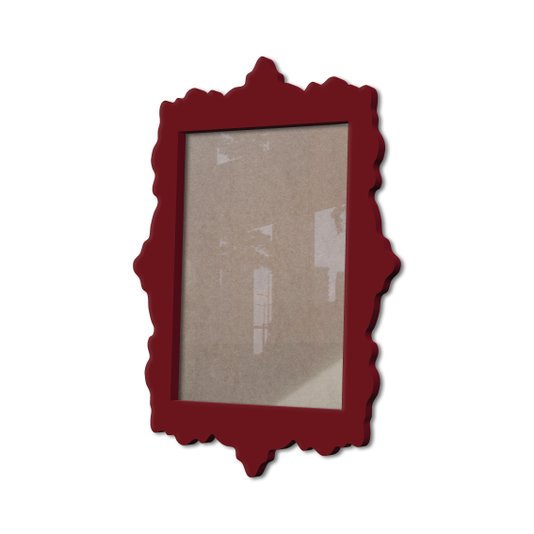 Moldura Provençal Colorida Em Mdf 6 mm Para Quadros Decorativos Com Fundo MDF e Acetato