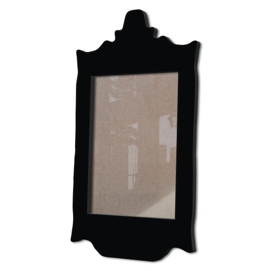 Moldura Provençal Colorida Em Mdf 6 mm Para Quadros Decorativos Com Fundo MDF e Acetato