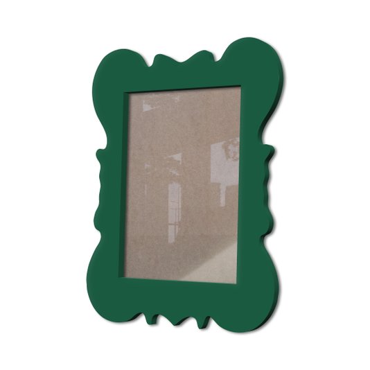 Moldura Provençal Colorida Em Mdf 6 mm Para Quadros Decorativos Com Fundo MDF e Acetato