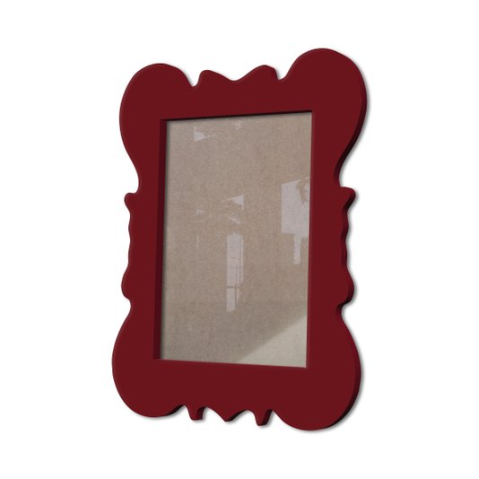 Moldura Provençal Colorida Em Mdf 6 mm Para Quadros Decorativos Com Fundo MDF e Acetato