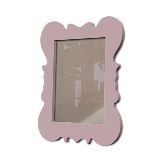 Moldura Provençal Colorida Em Mdf 6 mm Para Quadros Decorativos Com Fundo MDF e Acetato