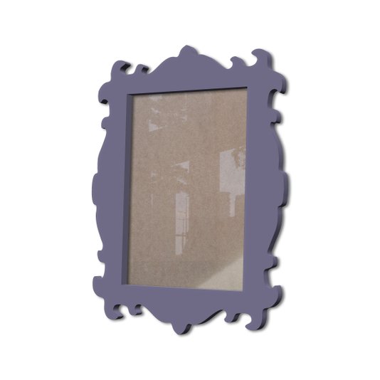 Moldura Provençal Colorida Em Mdf 6 mm Para Quadros Decorativos Com Fundo MDF e Acetato