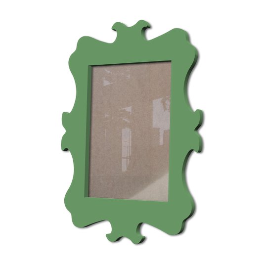 Moldura Provençal Colorida Em Mdf 6 mm Para Quadros Decorativos Com Fundo MDF e Acetato