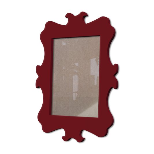 Moldura Provençal Colorida Em Mdf 6 mm Para Quadros Decorativos Com Fundo MDF e Acetato
