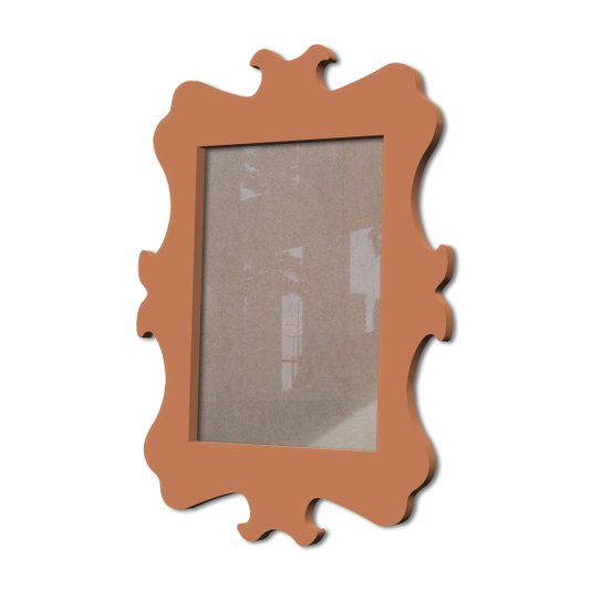 Moldura Provençal Colorida Em Mdf 6 mm Para Quadros Decorativos Com Fundo MDF e Acetato