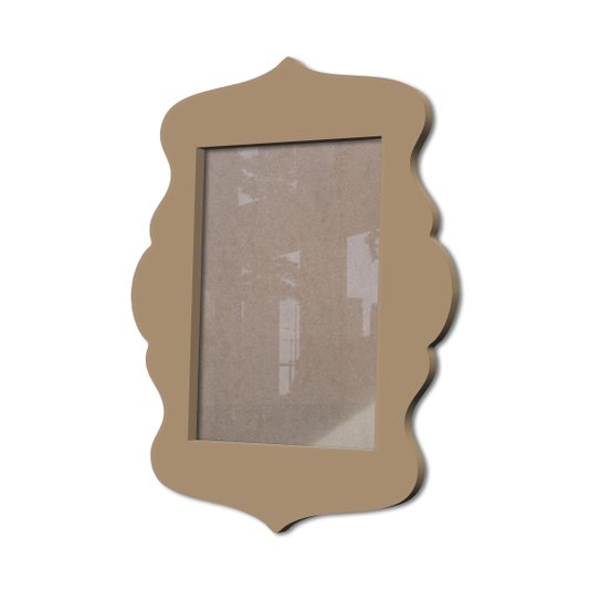 Moldura Provençal Colorida Em Mdf 6 mm Para Quadros Decorativos Com Fundo MDF e Acetato