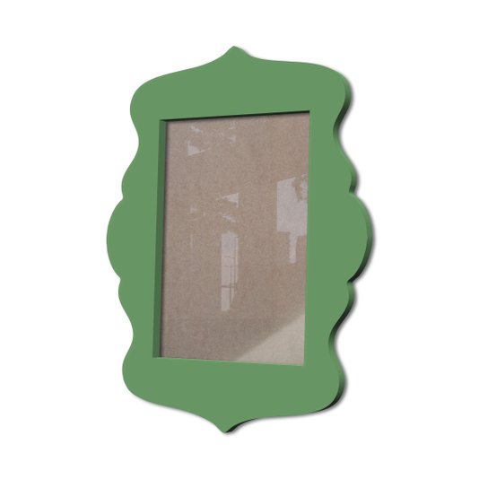 Moldura Provençal Colorida Em Mdf 6 mm Para Quadros Decorativos Com Fundo MDF e Acetato