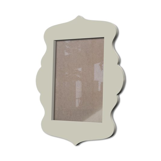 Moldura Provençal Colorida Em Mdf 6 mm Para Quadros Decorativos Com Fundo MDF e Acetato