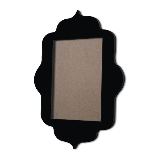 Moldura Provençal Colorida Em MDF 6mm Para Quadros Decorativos Com Fundo MDF