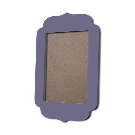Moldura Provençal Colorida Em MDF 6mm Para Quadros Decorativos Com Fundo MDF