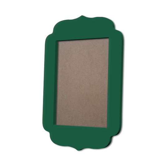 Moldura Provençal Colorida Em MDF 6mm Para Quadros Decorativos Com Fundo MDF
