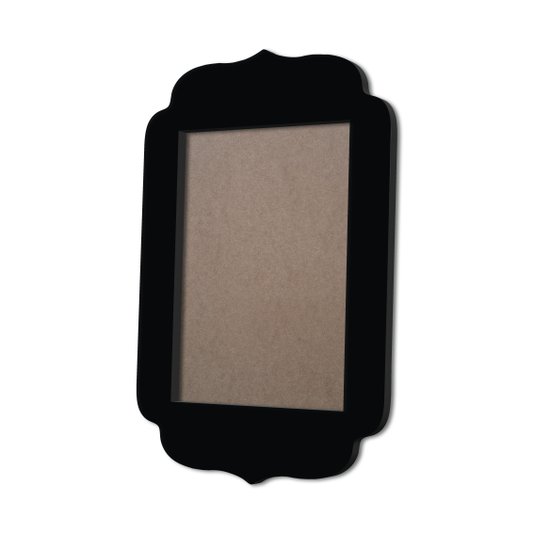 Moldura Provençal Colorida Em MDF 6mm Para Quadros Decorativos Com Fundo MDF