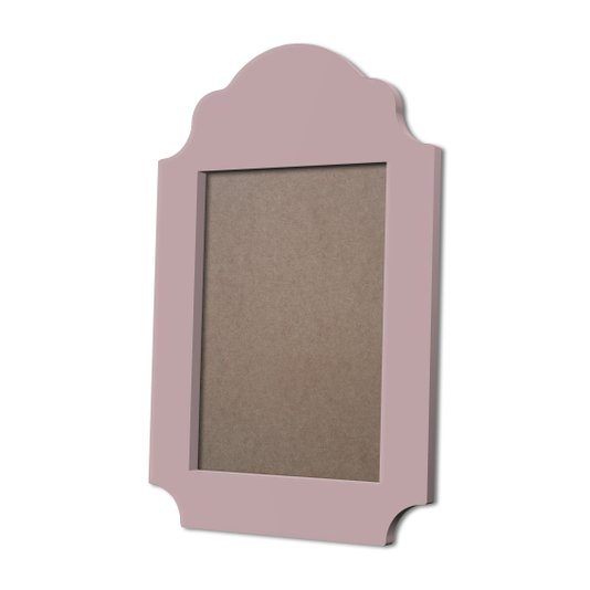 Moldura Provençal Colorida Em MDF 6mm Para Quadros Decorativos Com Fundo MDF