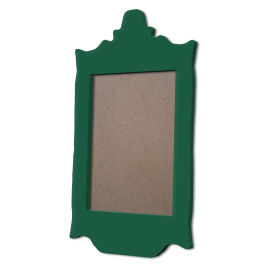 Moldura Provençal Colorida Em MDF 6mm Para Quadros Decorativos Com Fundo MDF