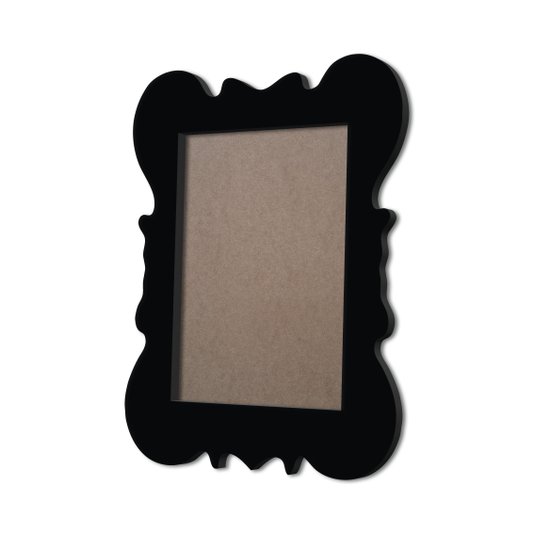 Moldura Provençal Colorida Em MDF 6mm Para Quadros Decorativos Com Fundo MDF
