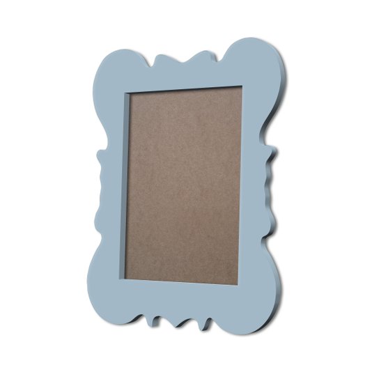 Moldura Provençal Colorida Em MDF 6mm Para Quadros Decorativos Com Fundo MDF