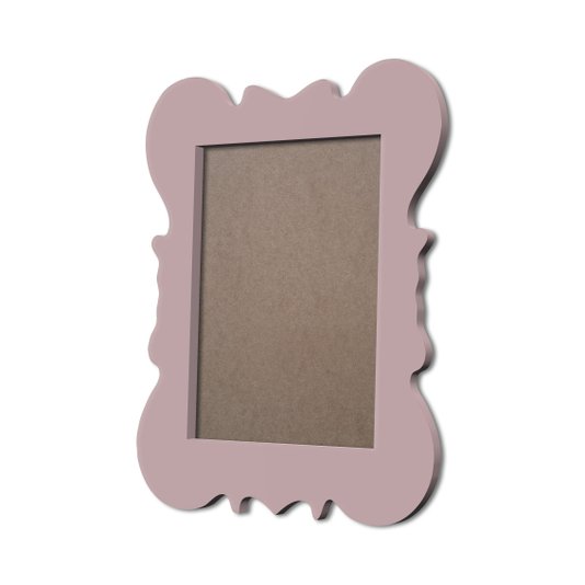 Moldura Provençal Colorida Em MDF 6mm Para Quadros Decorativos Com Fundo MDF