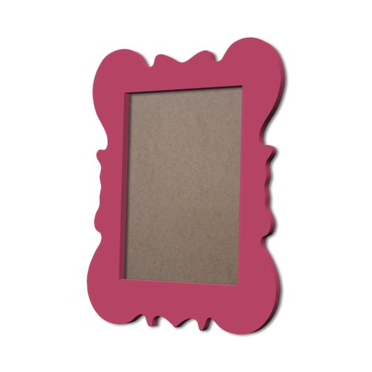 Moldura Provençal Colorida Em MDF 6mm Para Quadros Decorativos Com Fundo MDF