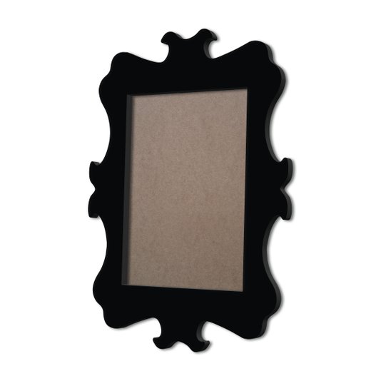Moldura Provençal Colorida Em MDF 6mm Para Quadros Decorativos Com Fundo MDF