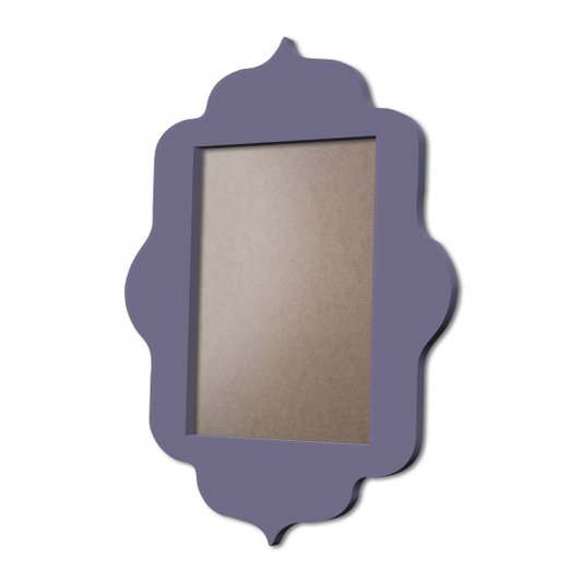 Moldura Provençal Colorida Em MDF 6mm Para Quadros Decorativos Com Fundo MDF e PVC Antirreflexo