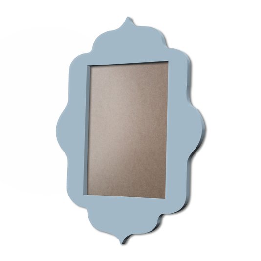 Moldura Provençal Colorida Em MDF 6mm Para Quadros Decorativos Com Fundo MDF e PVC Antirreflexo