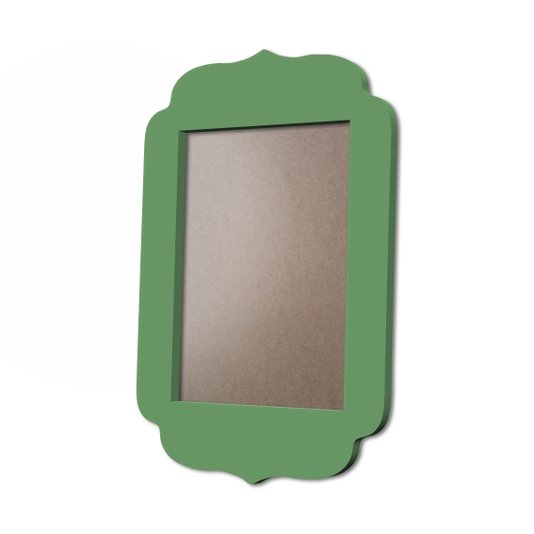 Moldura Provençal Colorida Em MDF 6mm Para Quadros Decorativos Com Fundo MDF e PVC Antirreflexo