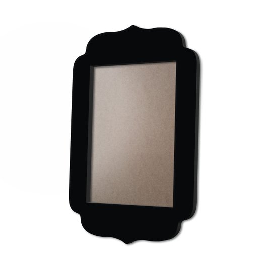 Moldura Provençal Colorida Em MDF 6mm Para Quadros Decorativos Com Fundo MDF e PVC Antirreflexo
