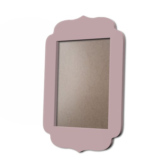 Moldura Provençal Colorida Em MDF 6mm Para Quadros Decorativos Com Fundo MDF e PVC Antirreflexo