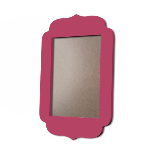 Moldura Provençal Colorida Em MDF 6mm Para Quadros Decorativos Com Fundo MDF e PVC Antirreflexo