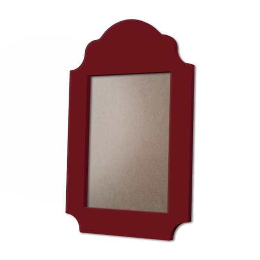 Moldura Provençal Colorida Em MDF 6mm Para Quadros Decorativos Com Fundo MDF e PVC Antirreflexo