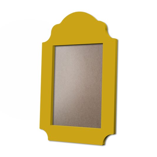 Moldura Provençal Colorida Em MDF 6mm Para Quadros Decorativos Com Fundo MDF e PVC Antirreflexo