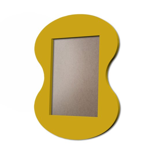 Moldura Provençal Colorida Em MDF 6mm Para Quadros Decorativos Com Fundo MDF e PVC Antirreflexo