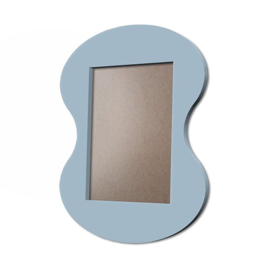 Moldura Provençal Colorida Em MDF 6mm Para Quadros Decorativos Com Fundo MDF e PVC Antirreflexo