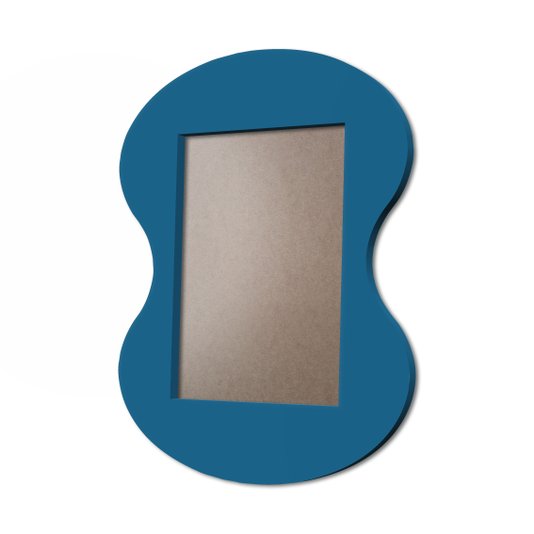 Moldura Provençal Colorida Em MDF 6mm Para Quadros Decorativos Com Fundo MDF e PVC Antirreflexo
