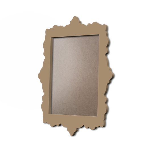 Moldura Provençal Colorida Em MDF 6mm Para Quadros Decorativos Com Fundo MDF e PVC Antirreflexo