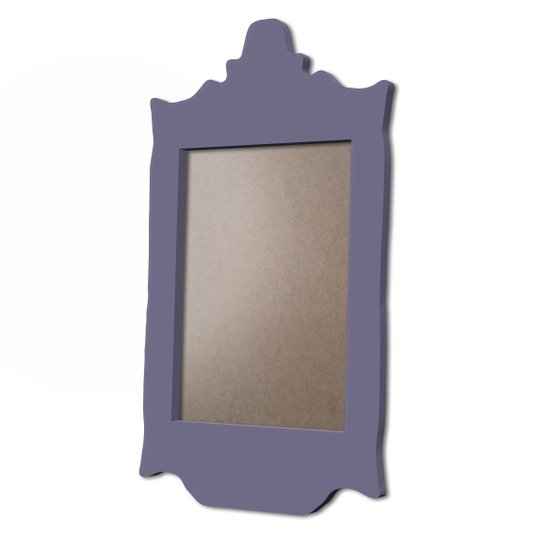 Moldura Provençal Colorida Em MDF 6mm Para Quadros Decorativos Com Fundo MDF e PVC Antirreflexo