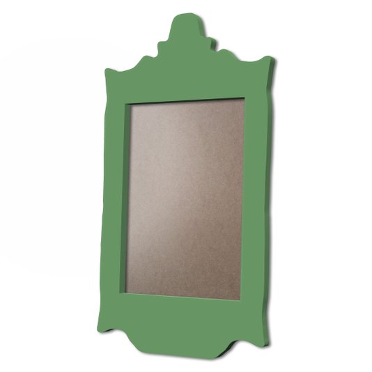 Moldura Provençal Colorida Em MDF 6mm Para Quadros Decorativos Com Fundo MDF e PVC Antirreflexo