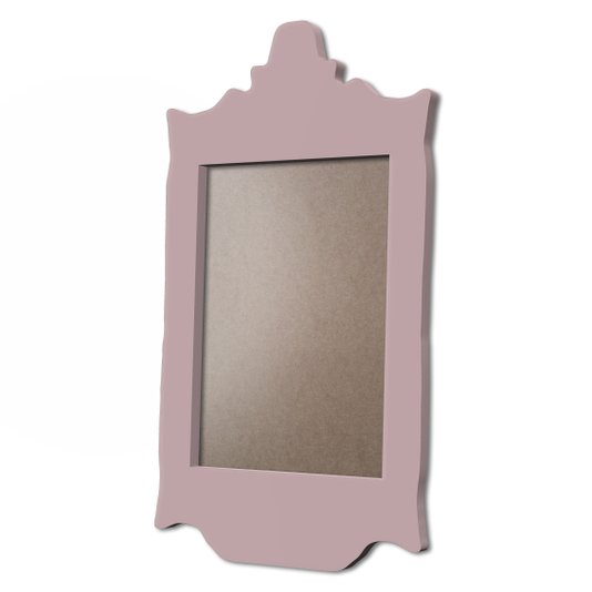 Moldura Provençal Colorida Em MDF 6mm Para Quadros Decorativos Com Fundo MDF e PVC Antirreflexo