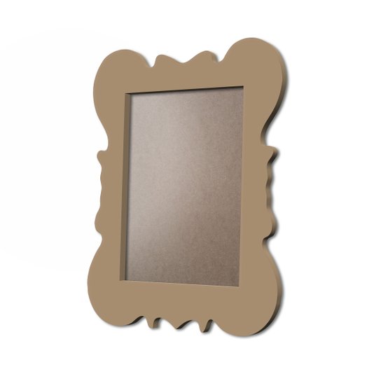 Moldura Provençal Colorida Em MDF 6mm Para Quadros Decorativos Com Fundo MDF e PVC Antirreflexo
